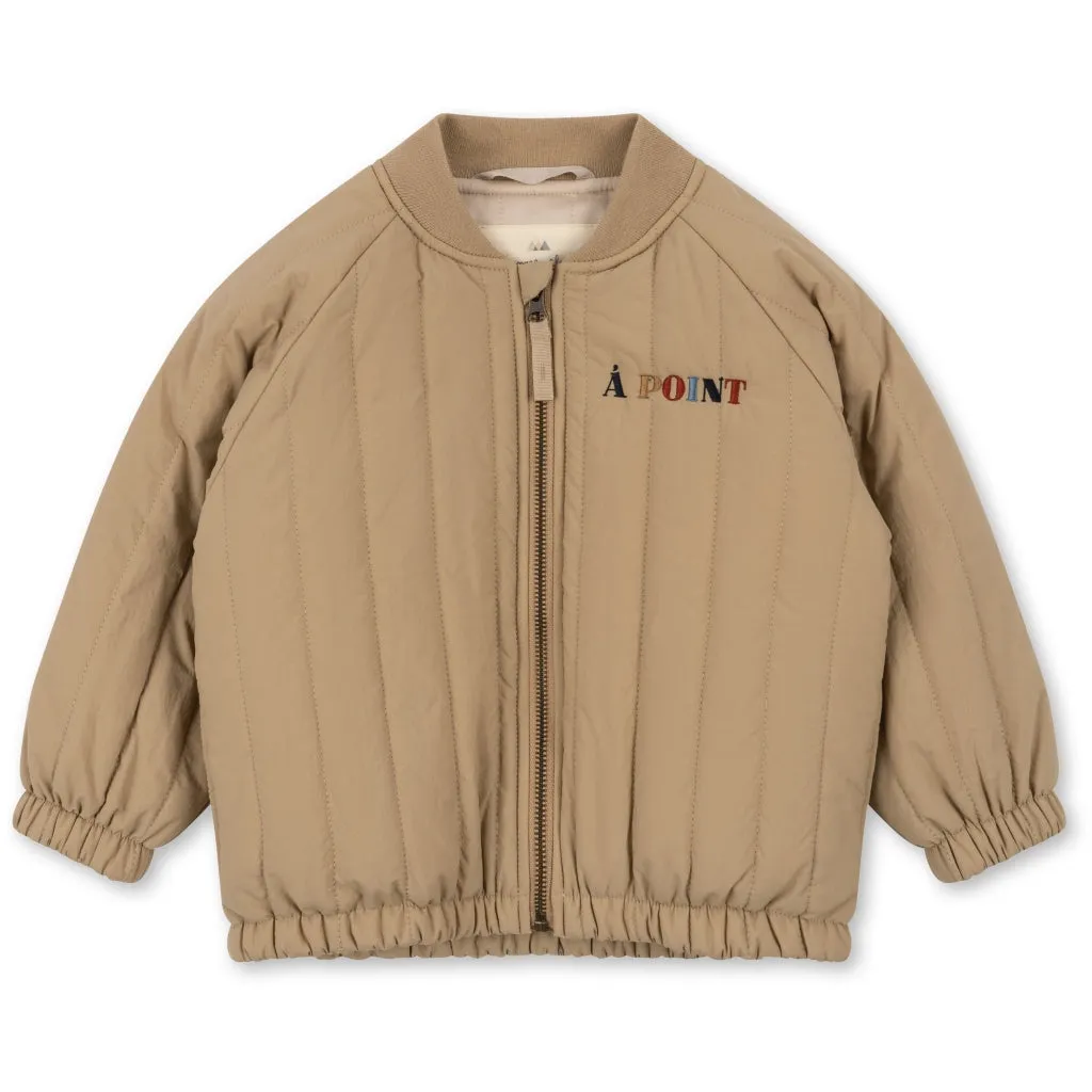 JUNO BOMBER JACKET - Tavertine