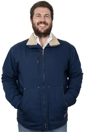 Just Country Navy Diamantina Sherpa Jacket