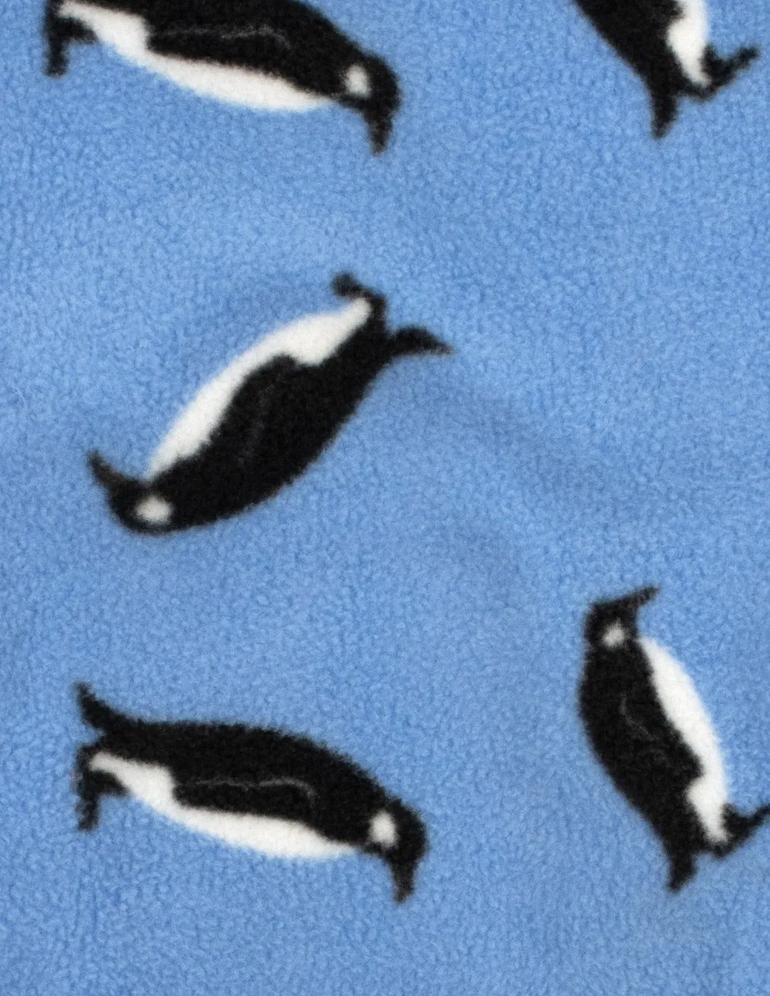 Kids Footed Fleece Penguin Pajamas