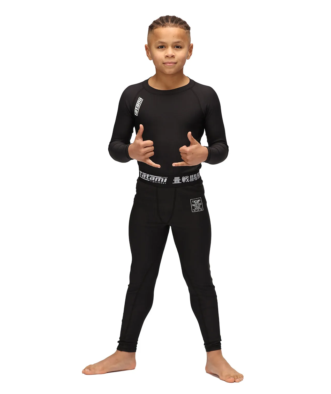 Kids Nova Spats - Black