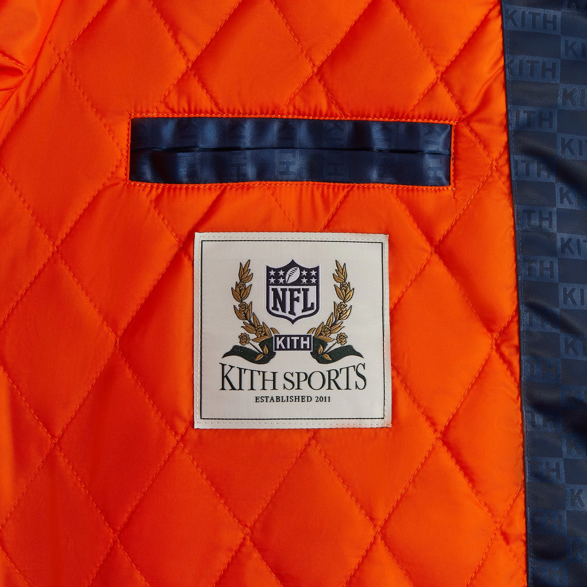 Kith for the NFL: Bears Satin Bomber Jacket - Meter