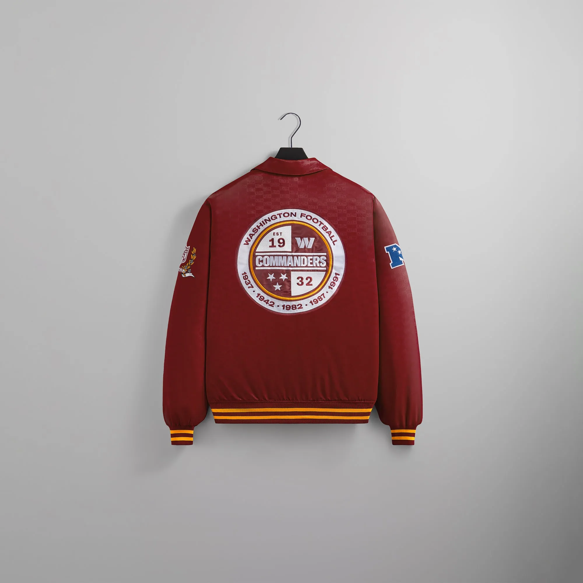 Kith for the NFL: Commanders Satin Bomber Jacket - Prompt