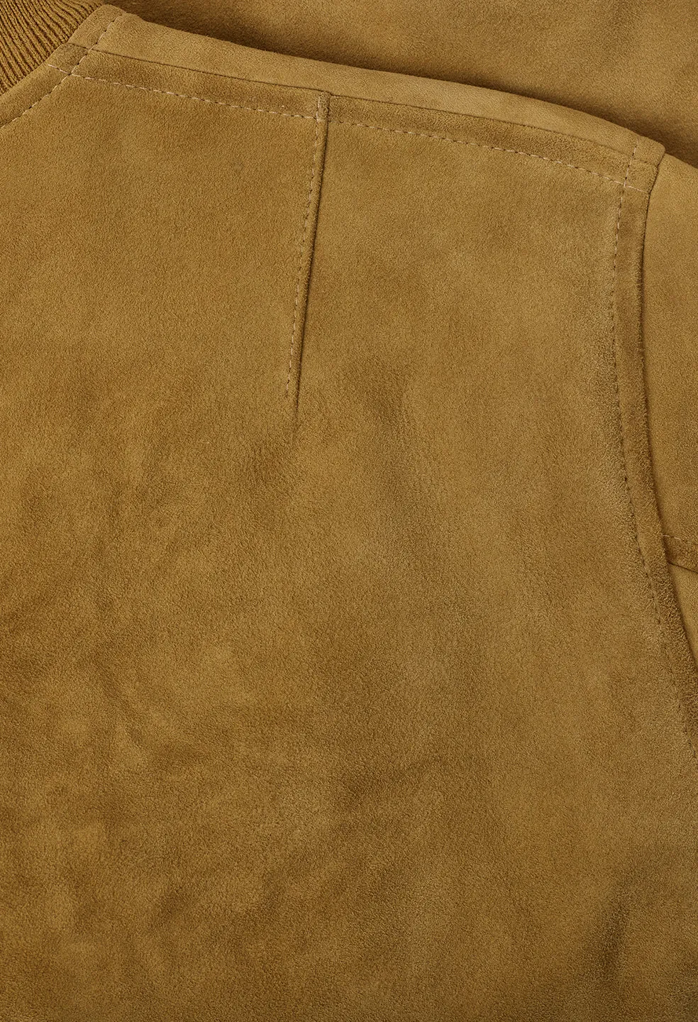 Leather Bogota Bomber / Tan Suede