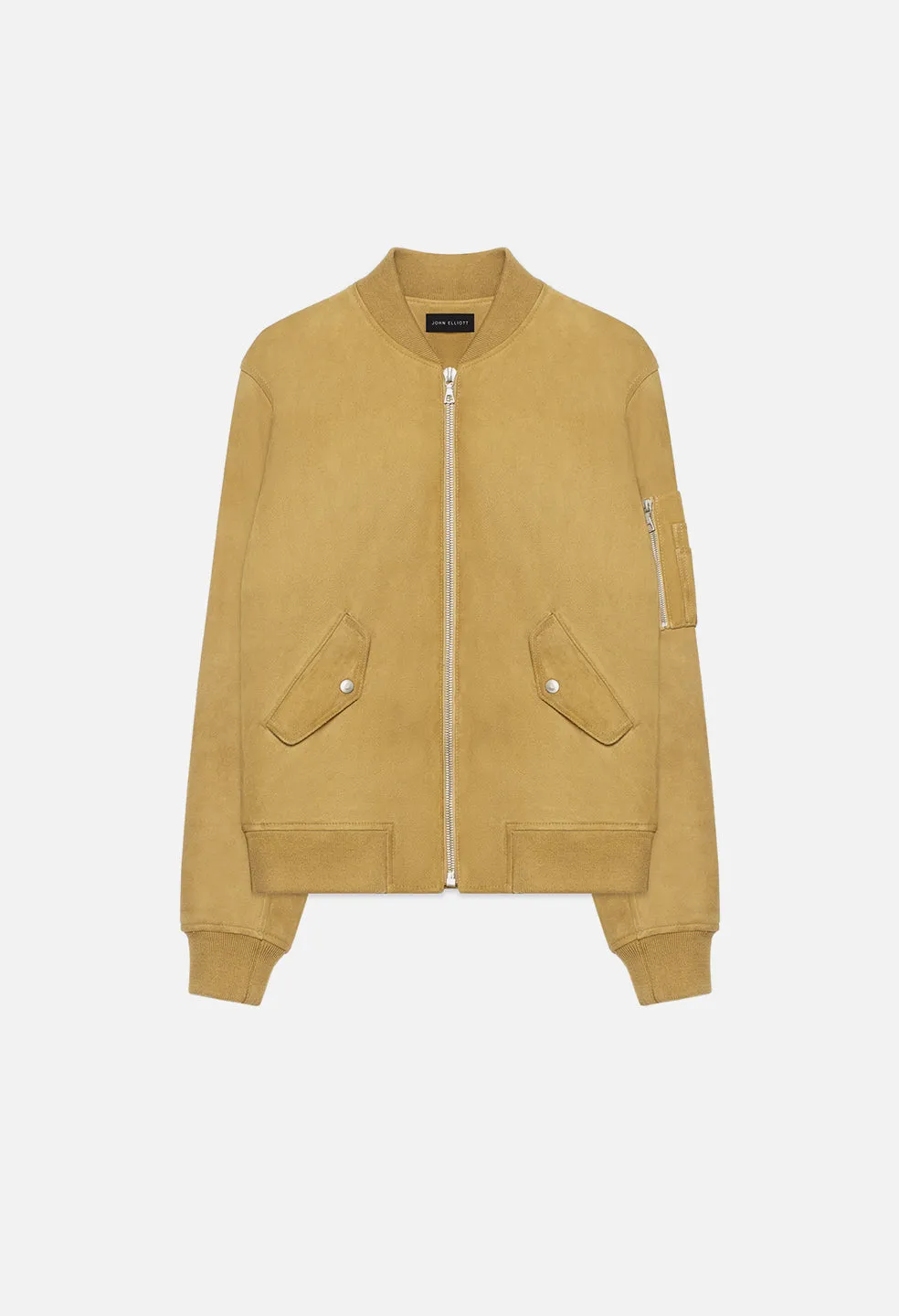 Leather Bogota Bomber / Tan Suede