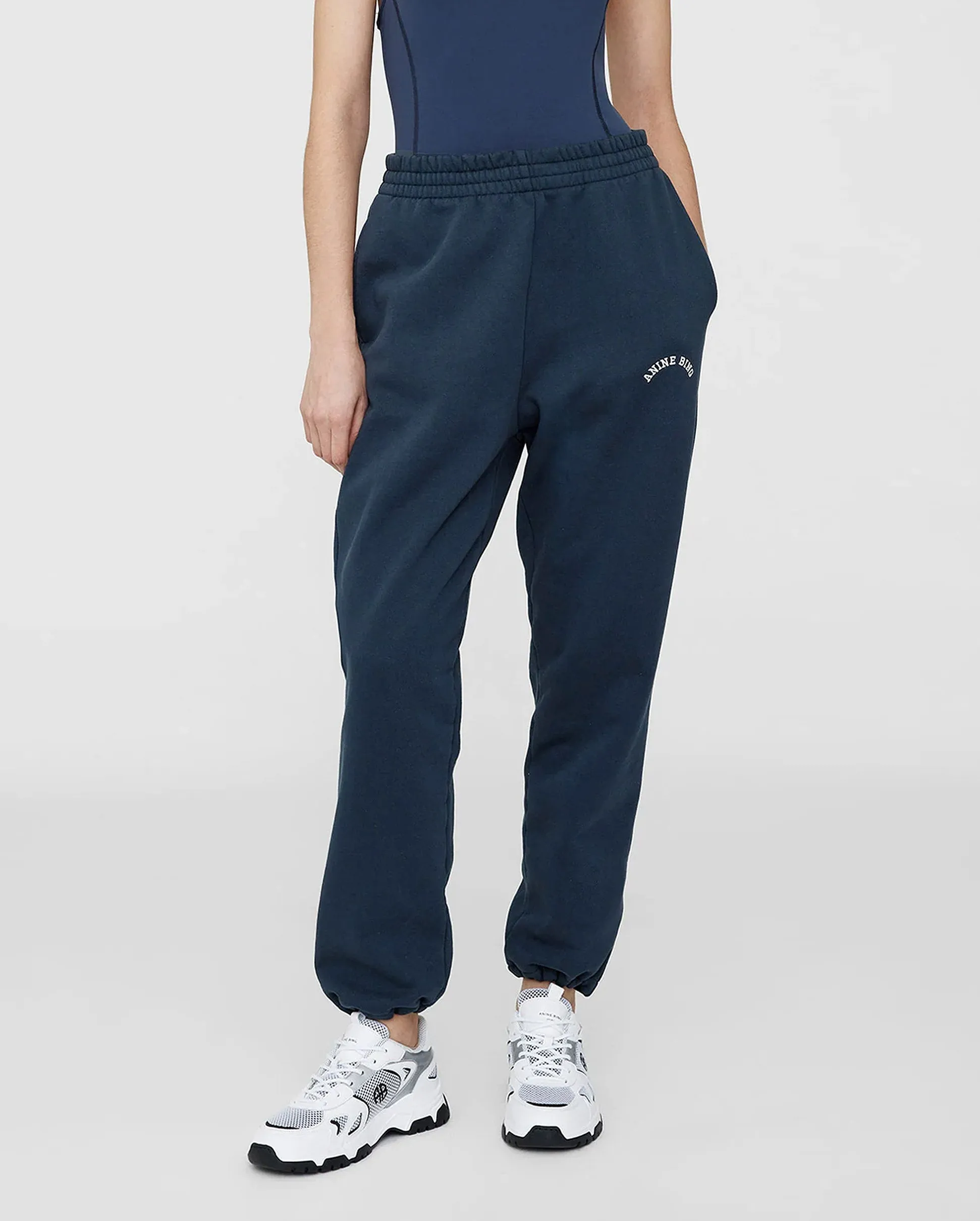 Anine Bing Navy Blue Leone Jogger