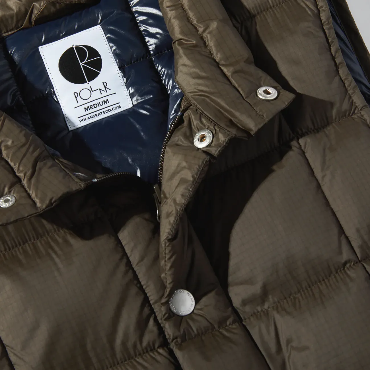 LIGHTWEIGHT PUFFER VEST BROWN