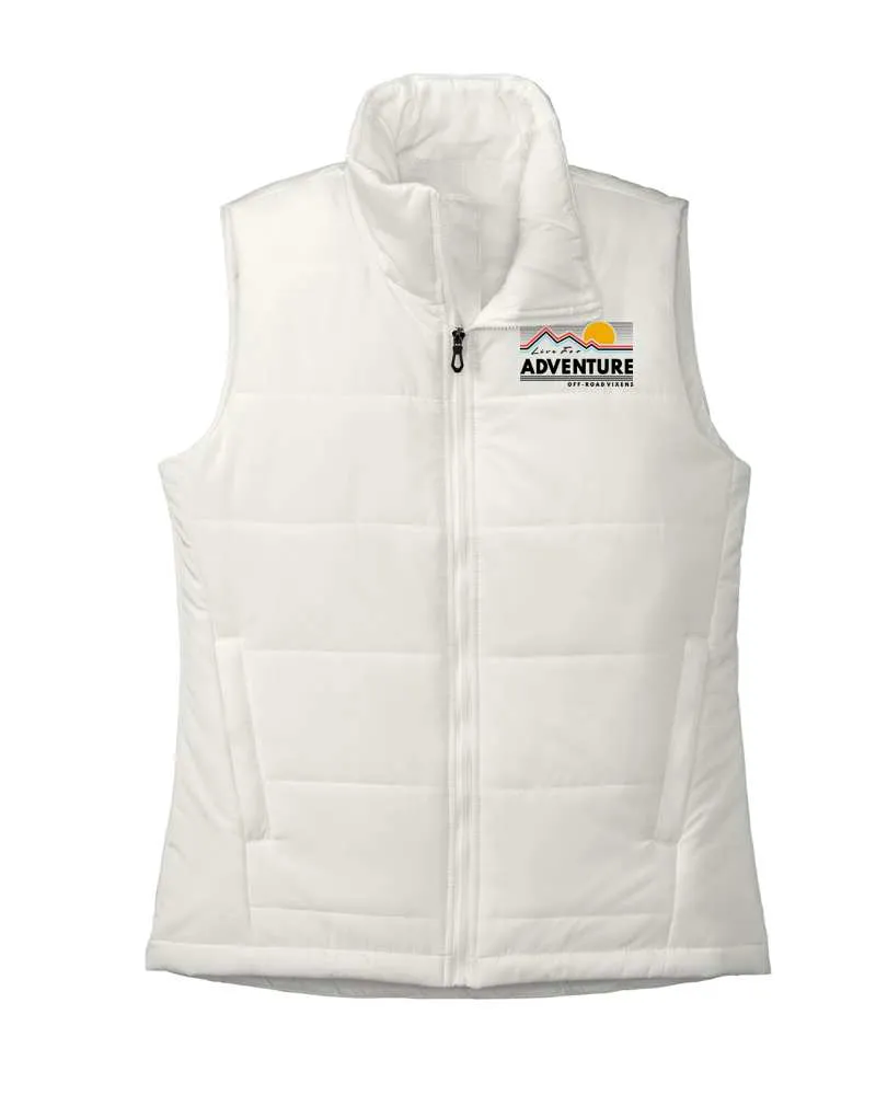 Live for Adventure Ladies Puffy Vest