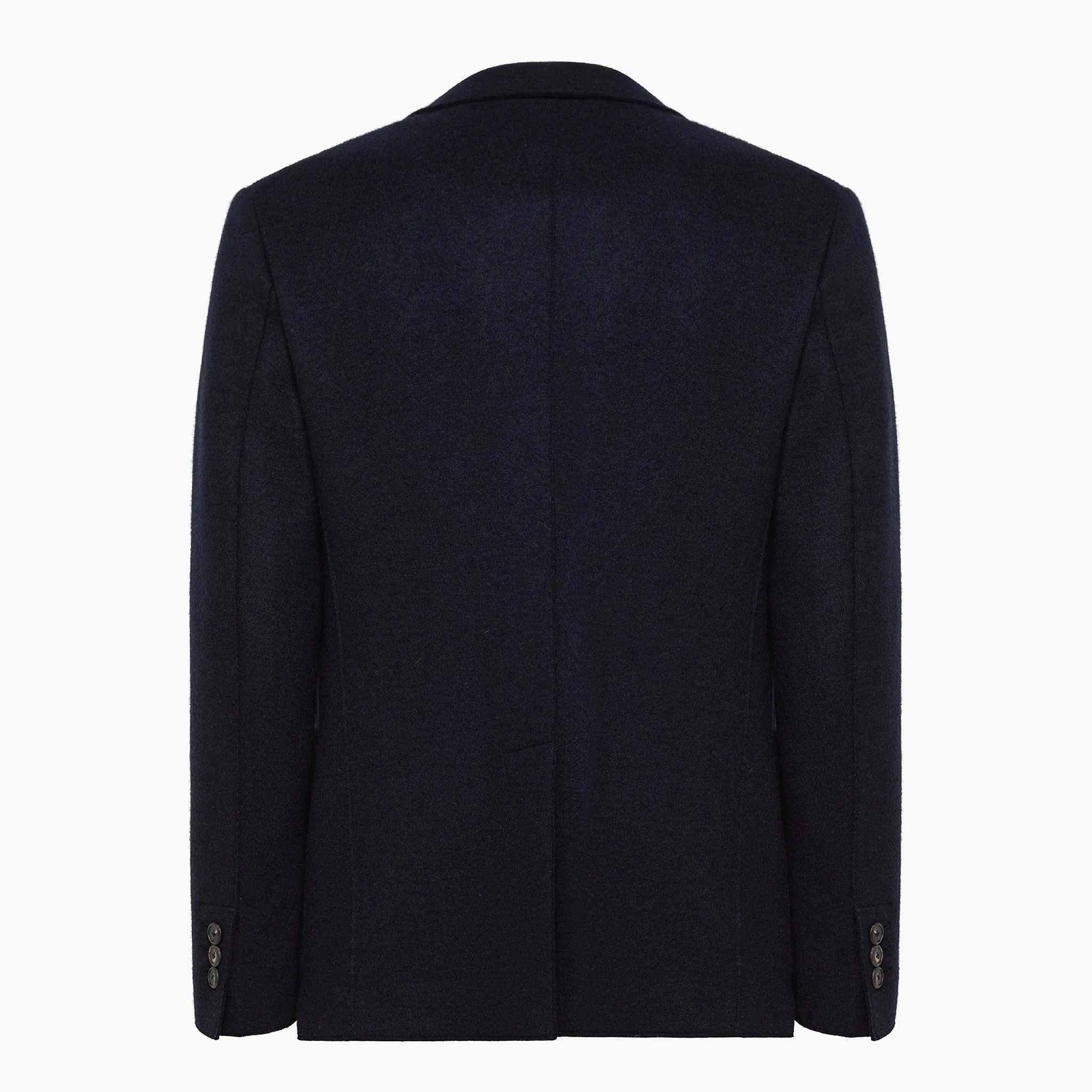 Meir raw cut wool and cashmere blazer