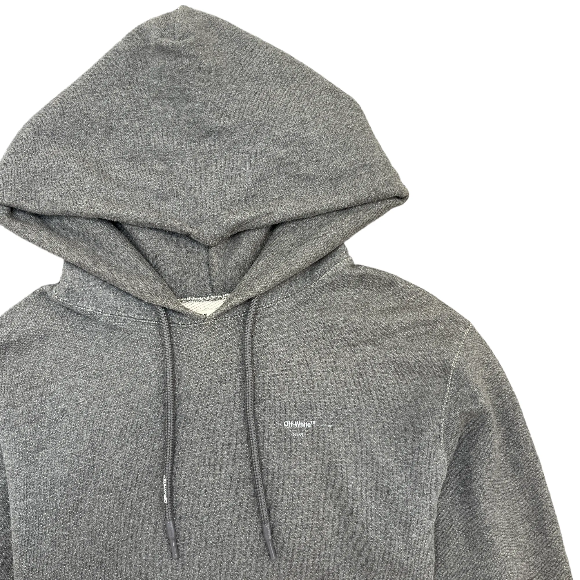 Men's Arrow Logo Hoodie Grey Size XXL