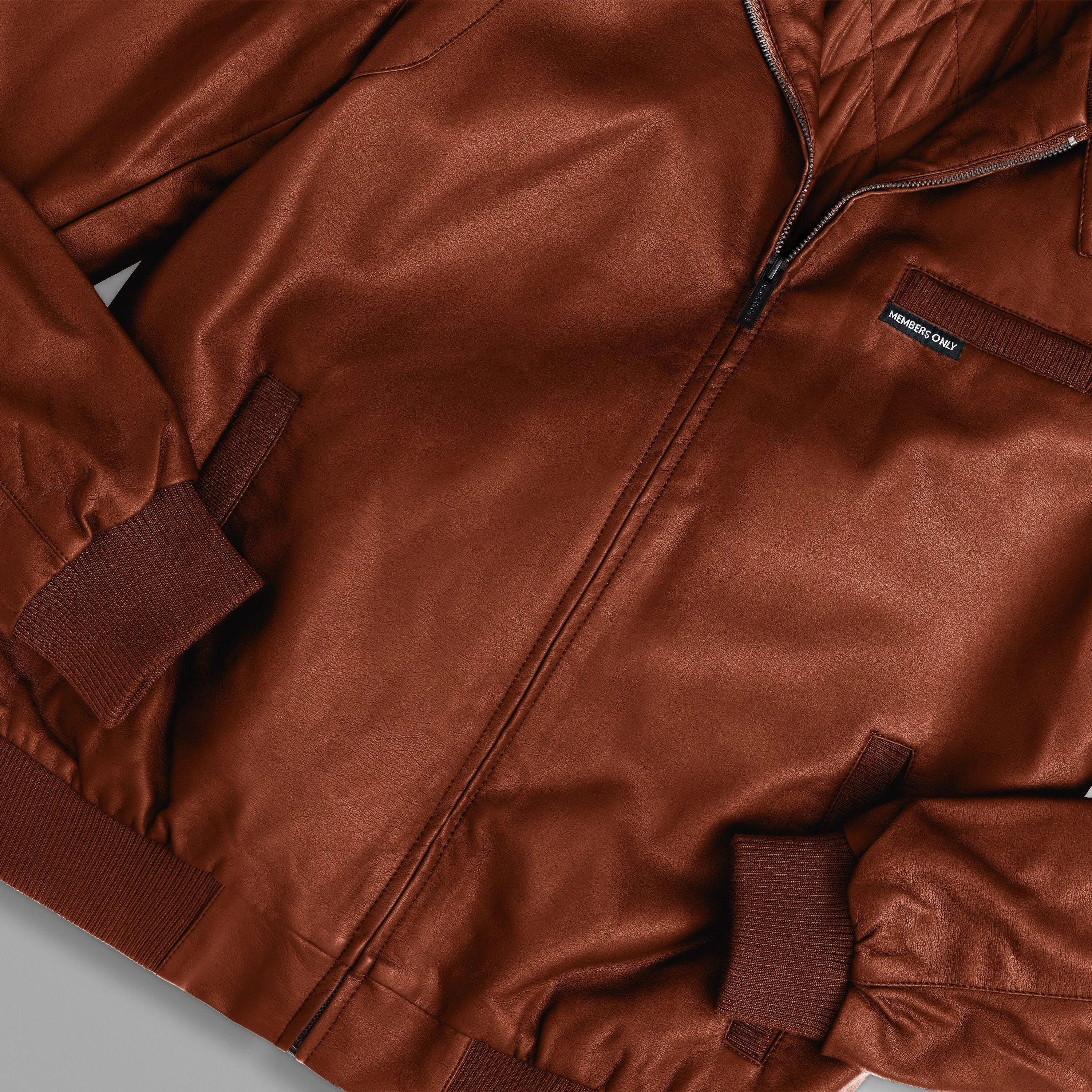 Men's Faux Leather Iconic Racer Jacket