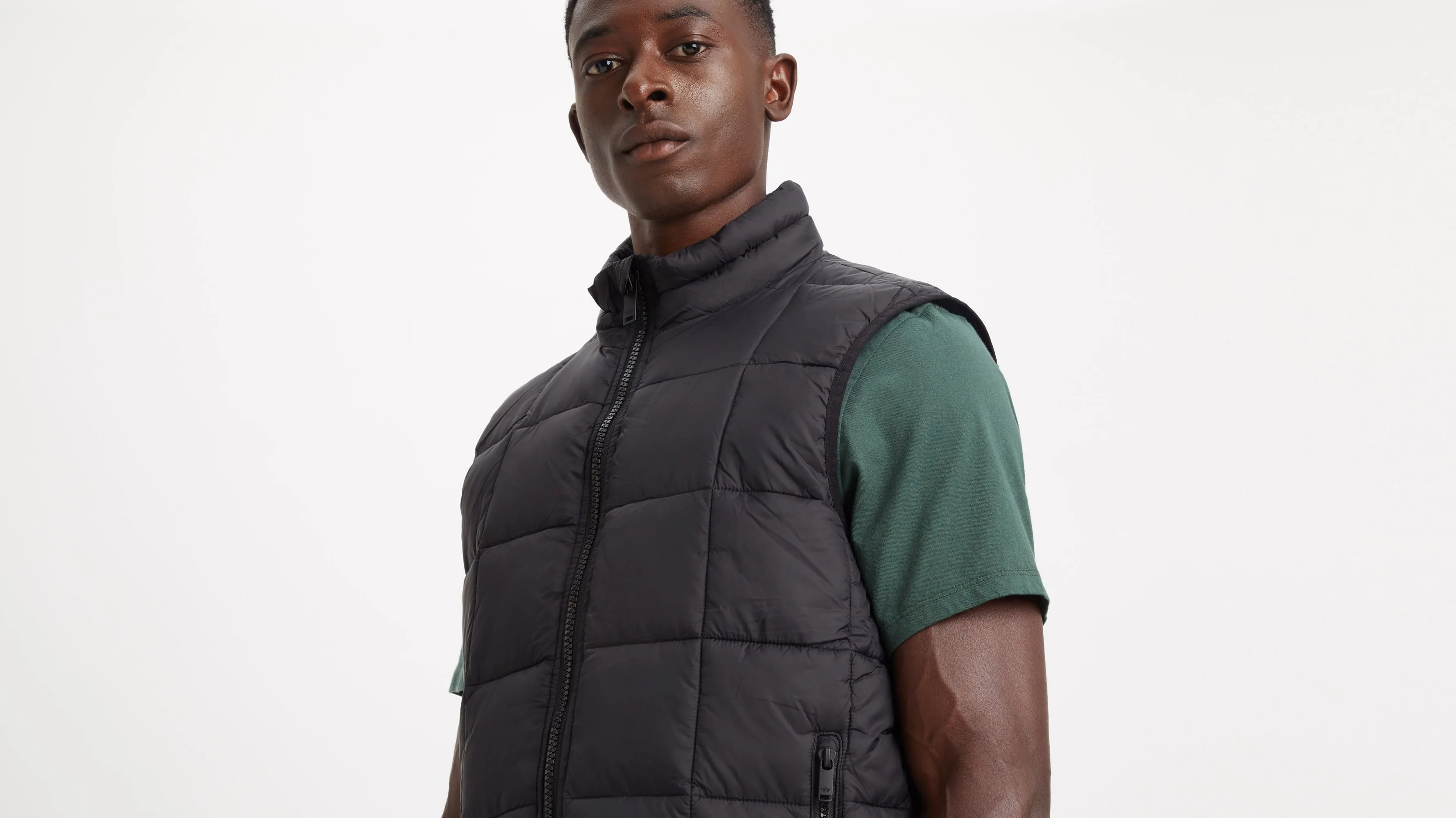 Men's Nylon Lightweight Quilted Vest