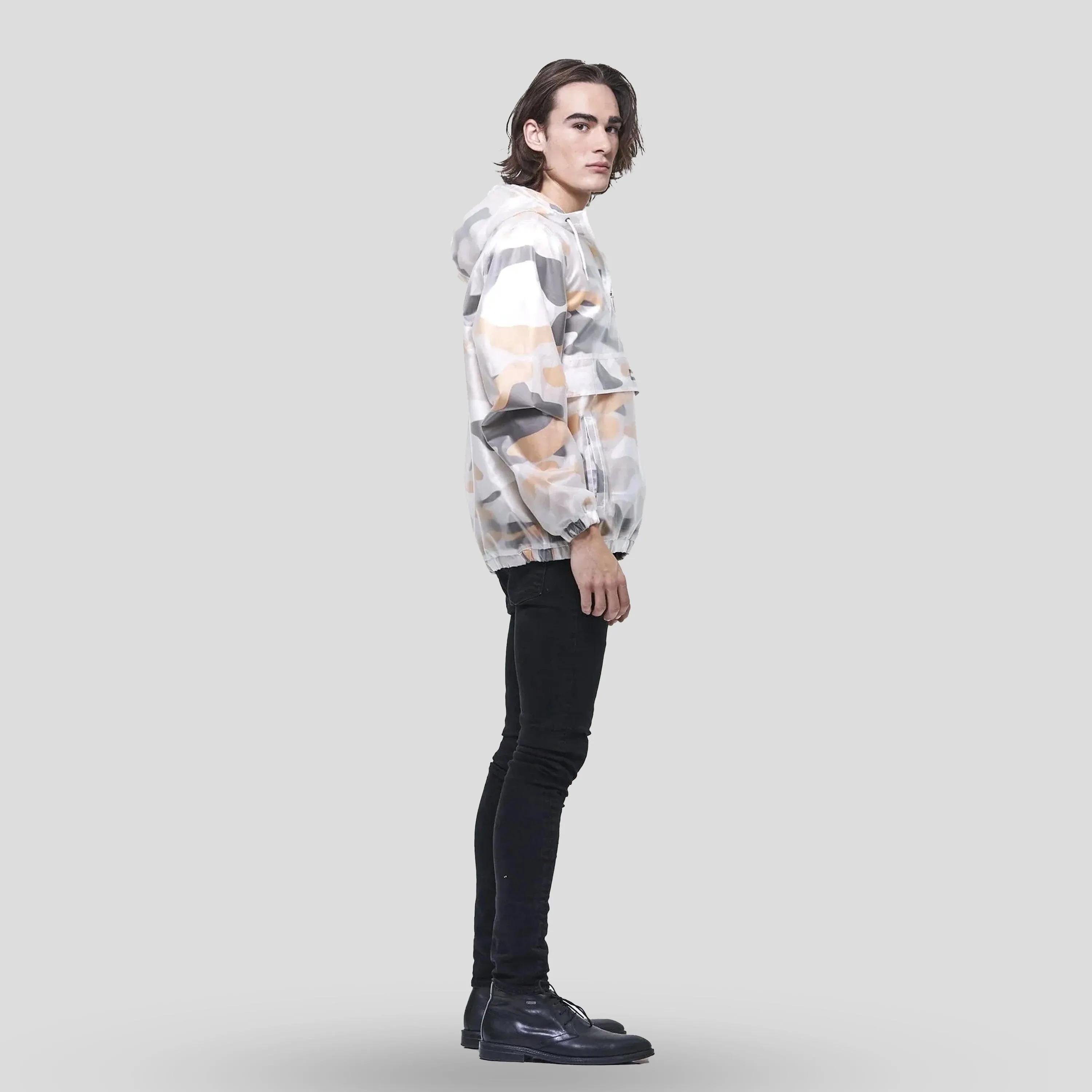 Men's Printed Camo   Translucent Layering Jacket - FINAL SALE