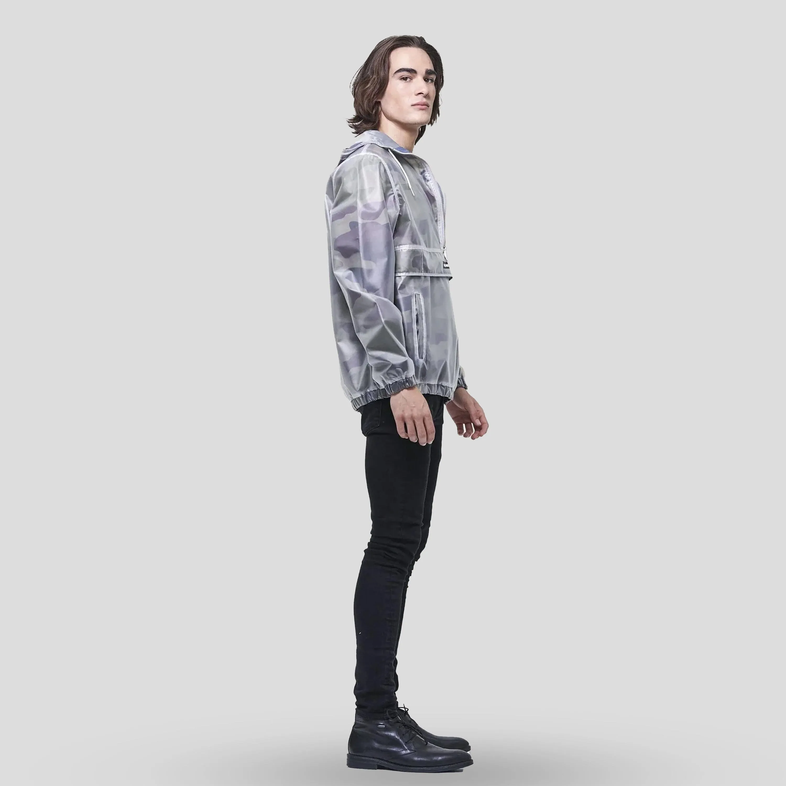 Men's Printed Camo   Translucent Layering Jacket - FINAL SALE