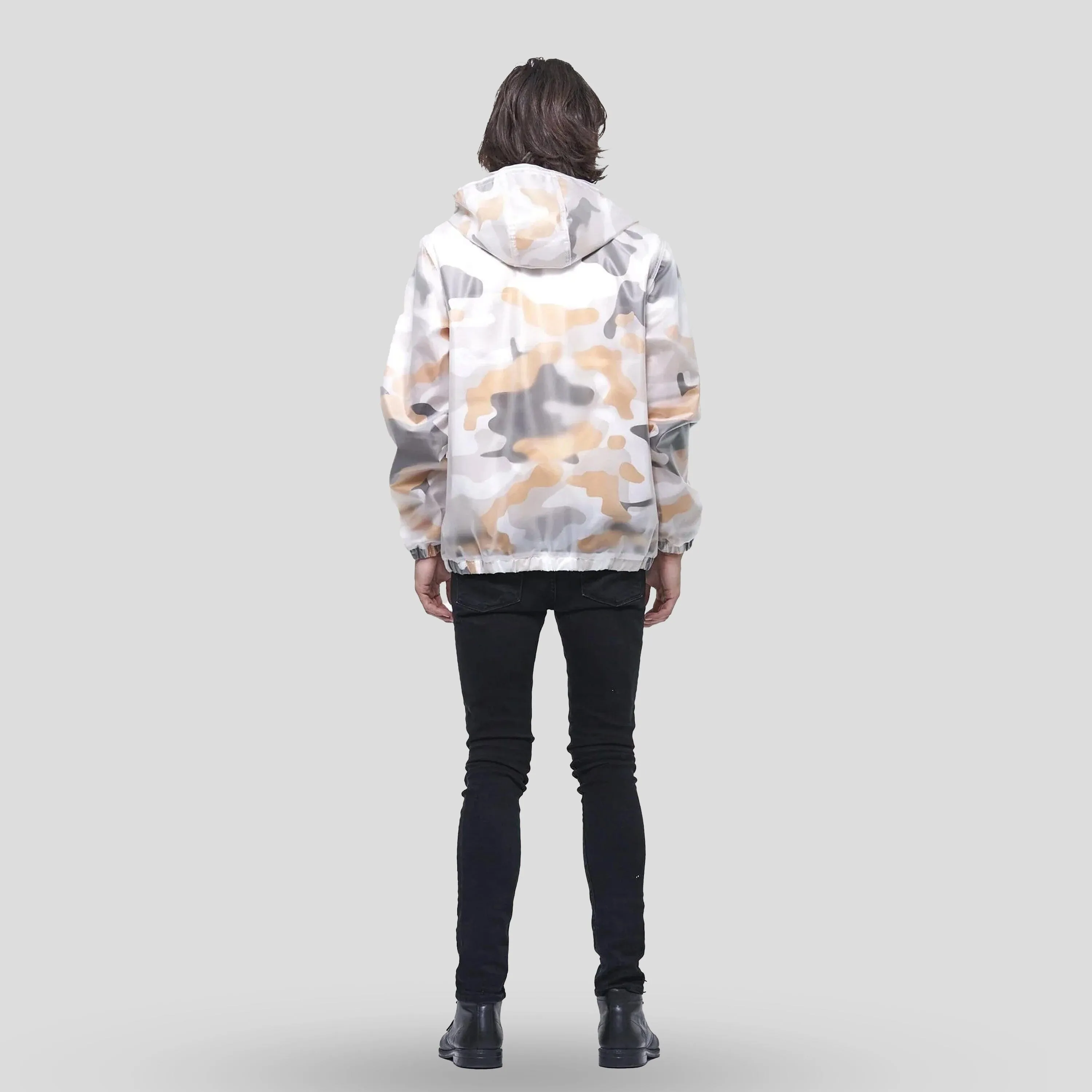 Men's Printed Camo   Translucent Layering Jacket - FINAL SALE