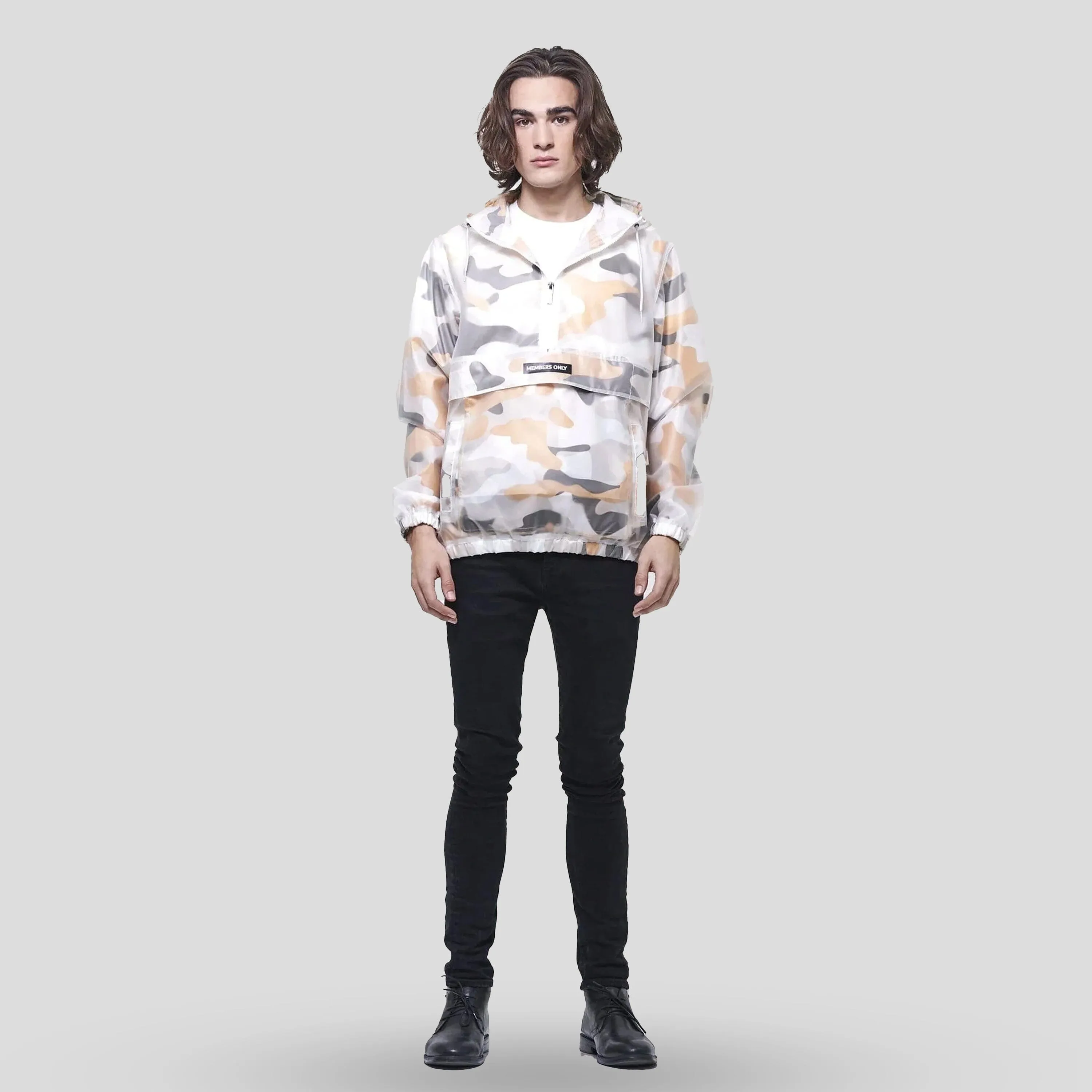 Men's Printed Camo   Translucent Layering Jacket - FINAL SALE