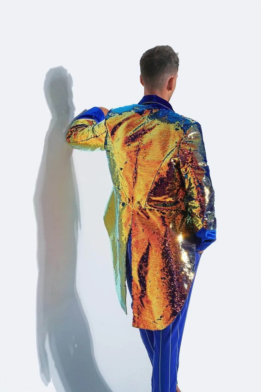 Mens Sequin Tailcoat