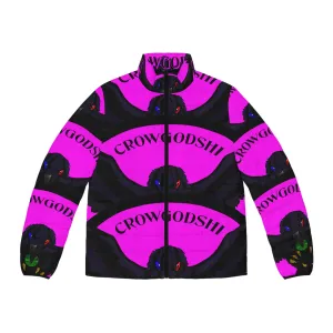 Men's Special Edition Crowgodshi Puffer Jacket, PINK LOGO