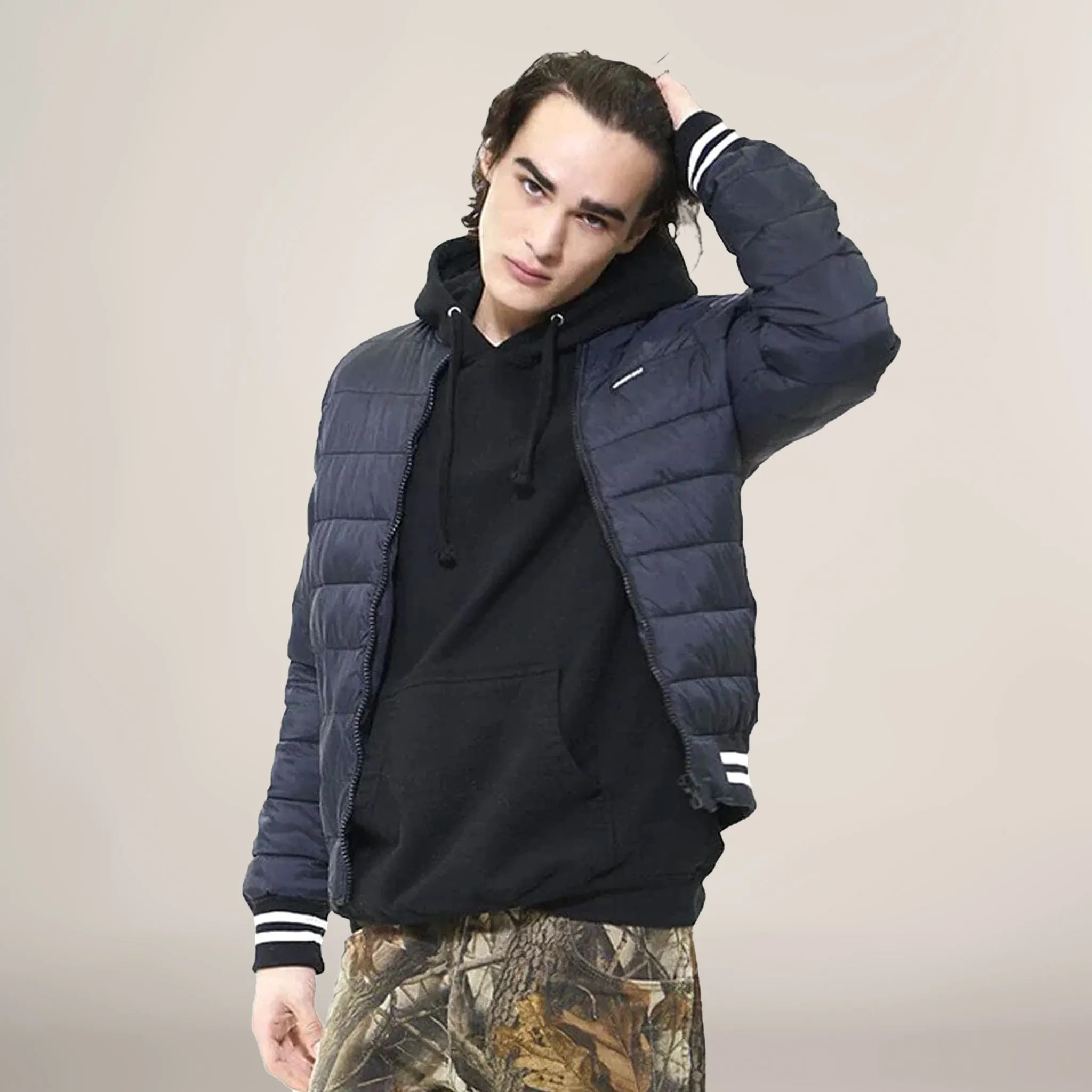 Men's Varsity Puffer Jacket - FINAL SALE