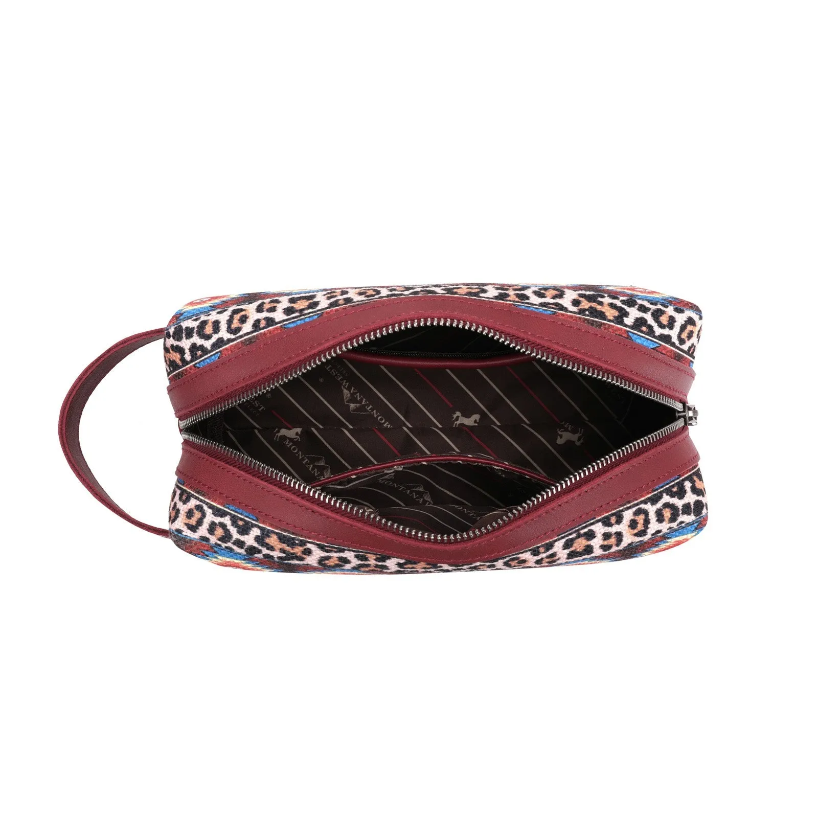 Montana West Leopard/Aztec Multi Purpose/Travel Pouch