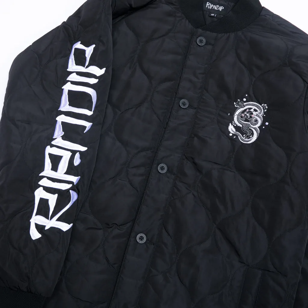 Mystic Jerm Quilted Bomber Jacket