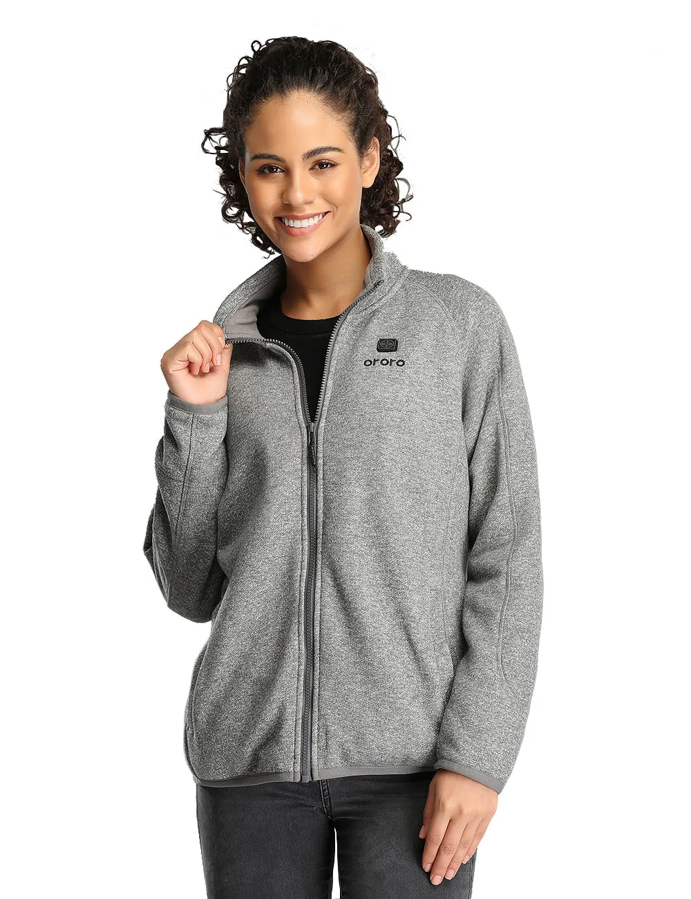 (Open-box) Women's Heated Fleece Jacket (Battery Set Not Included)