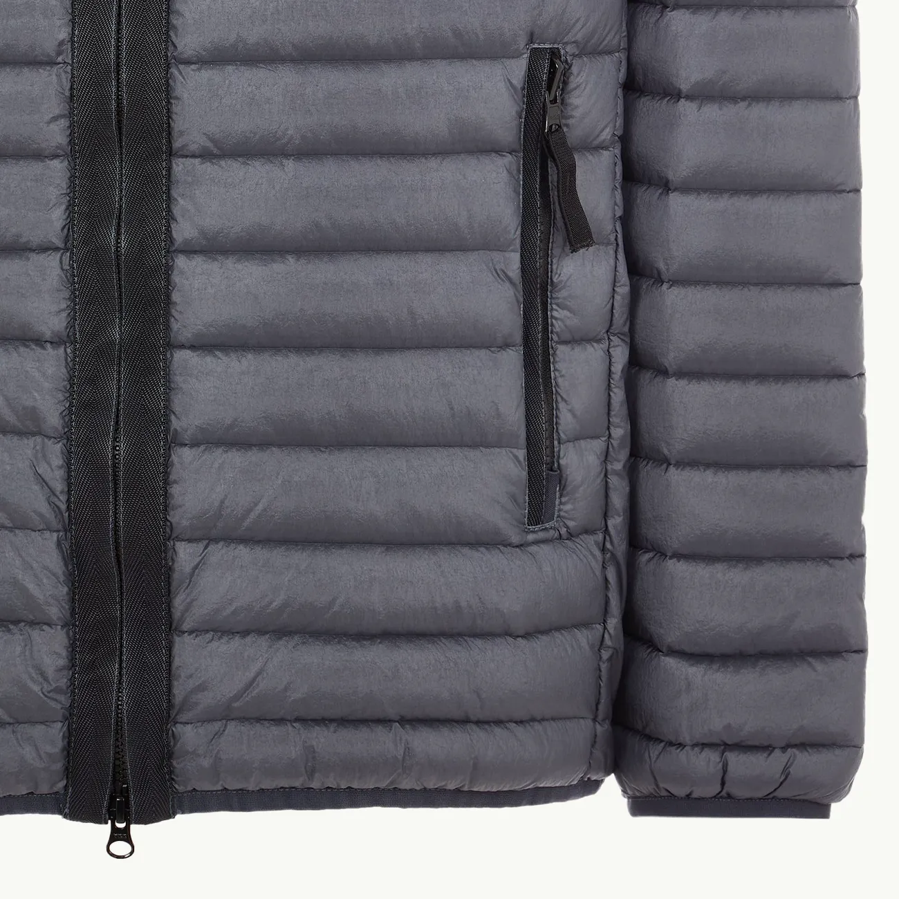 PACKABLE DOWN JACKET LEAD GREY 6279