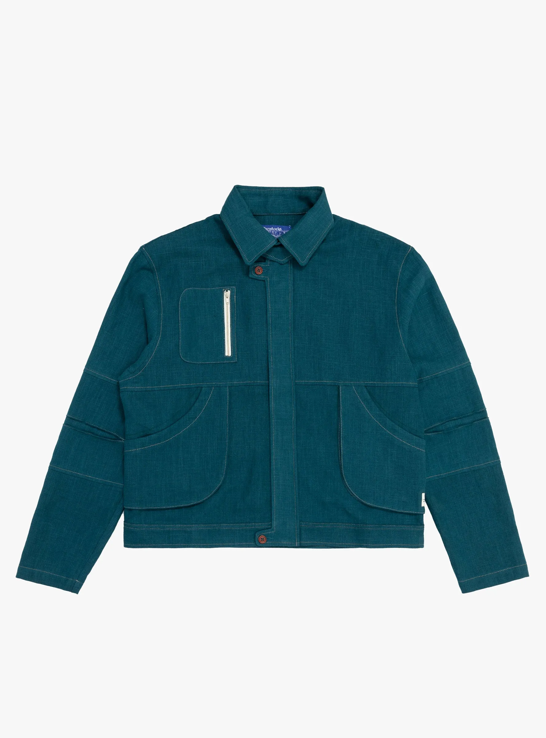 Pine Blouson Jacket Blue Enzyme