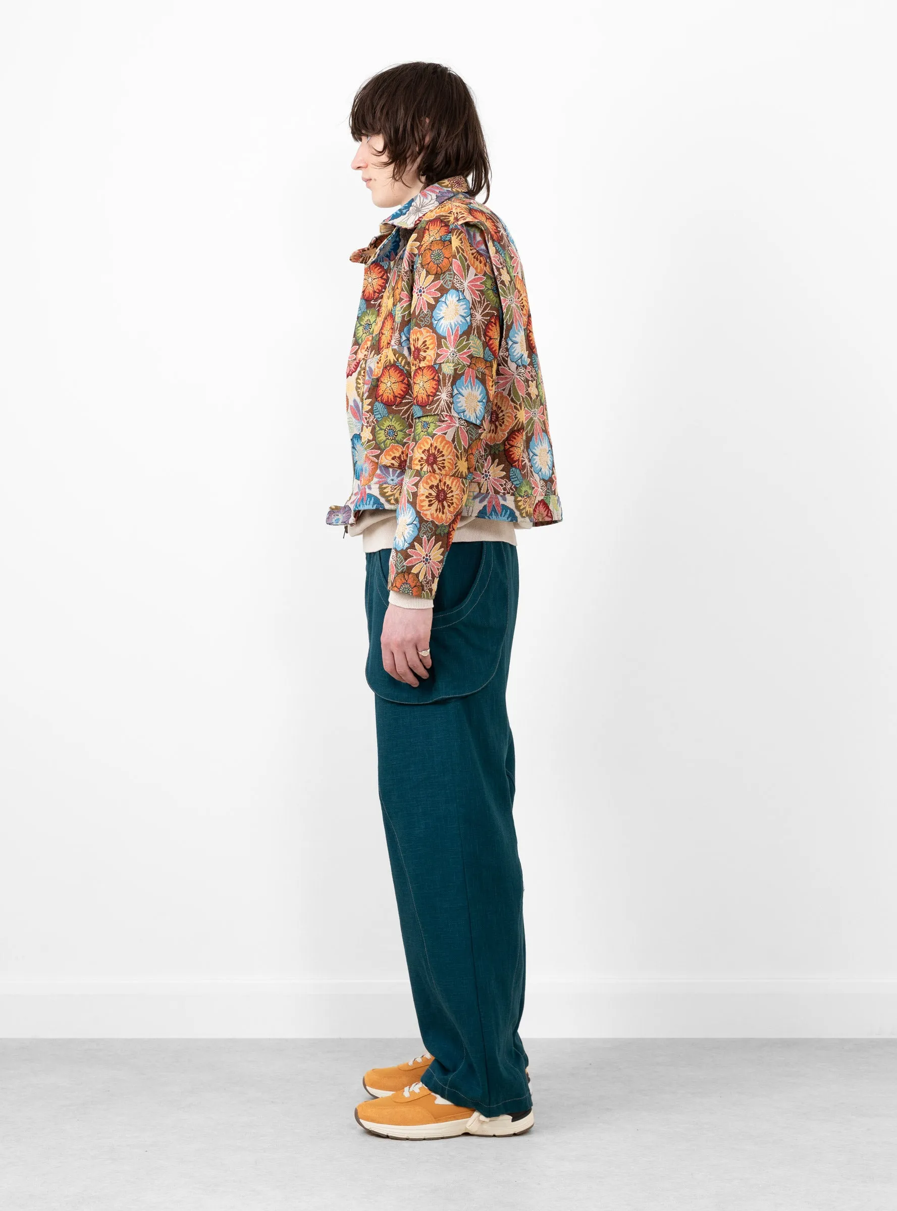 Pine Blouson Jacket Floral Melange