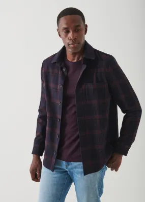 PLAID SHIRT JACKET