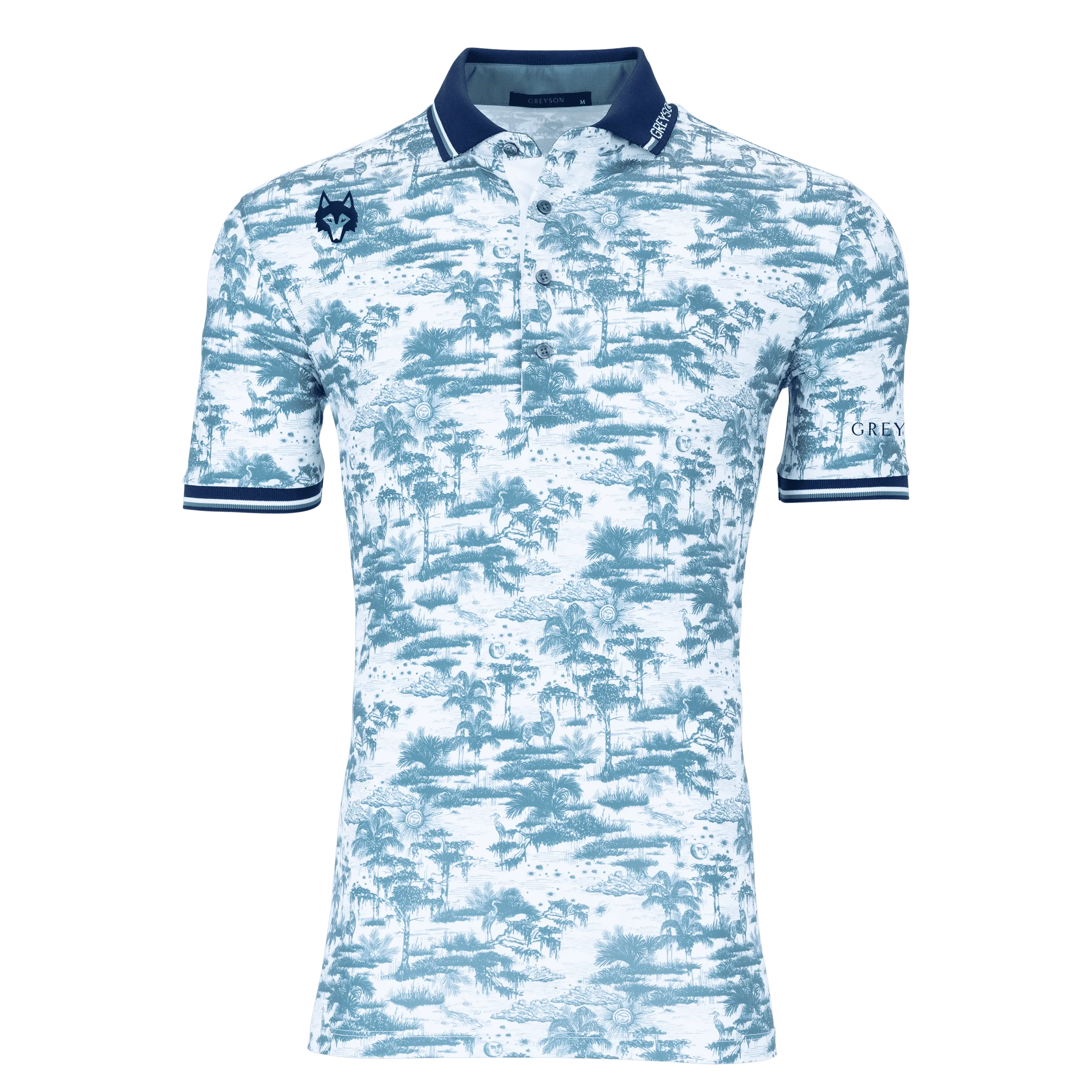 Players Club Mystic Marsh Toile Polo