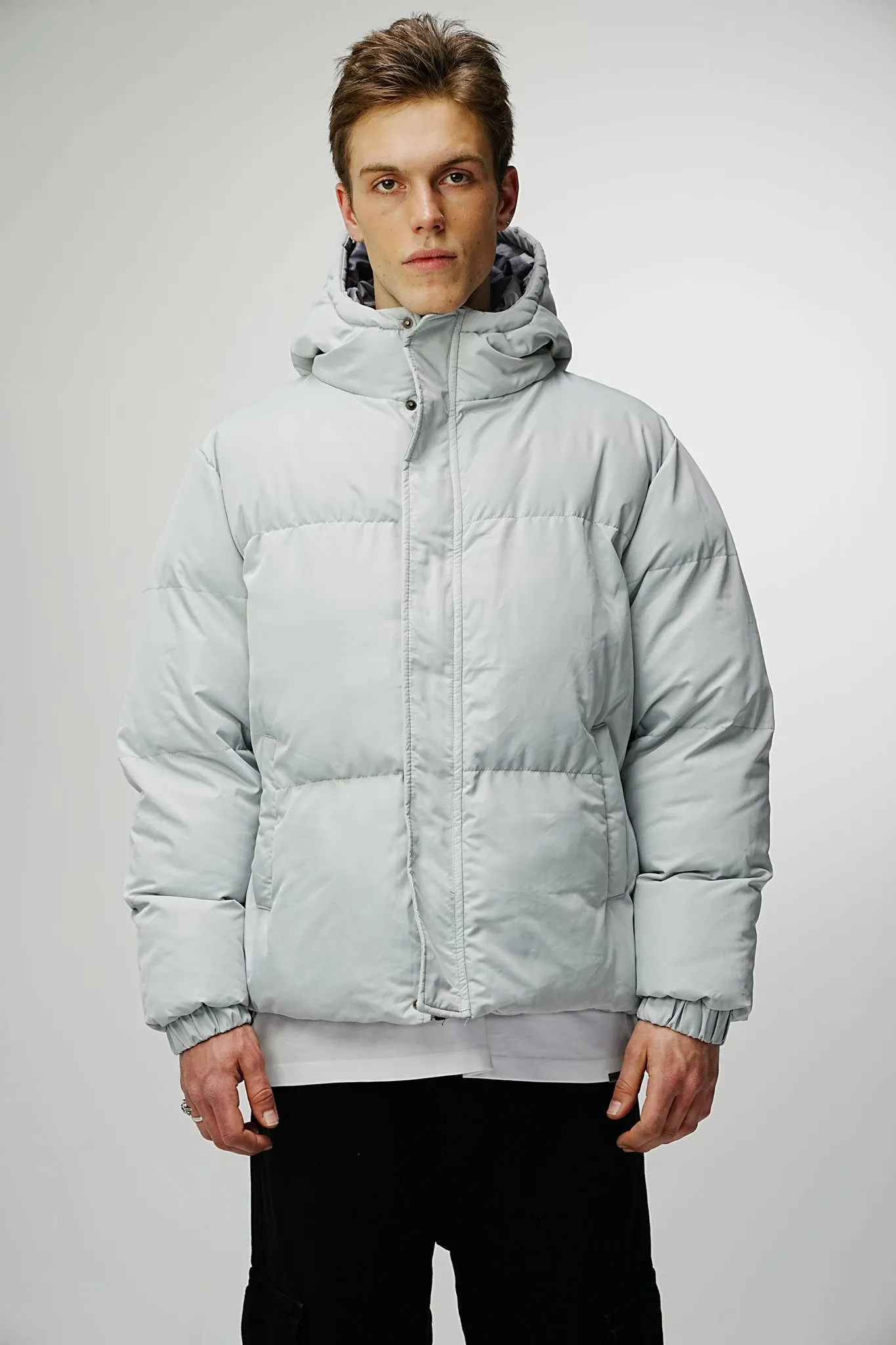 Premium Observer Puffer Jacket - Cloudy Gray