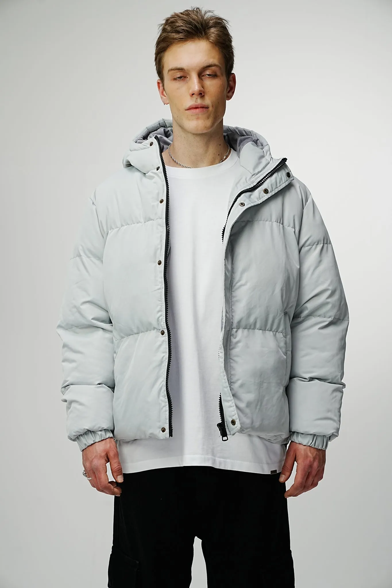 Premium Observer Puffer Jacket - Cloudy Gray