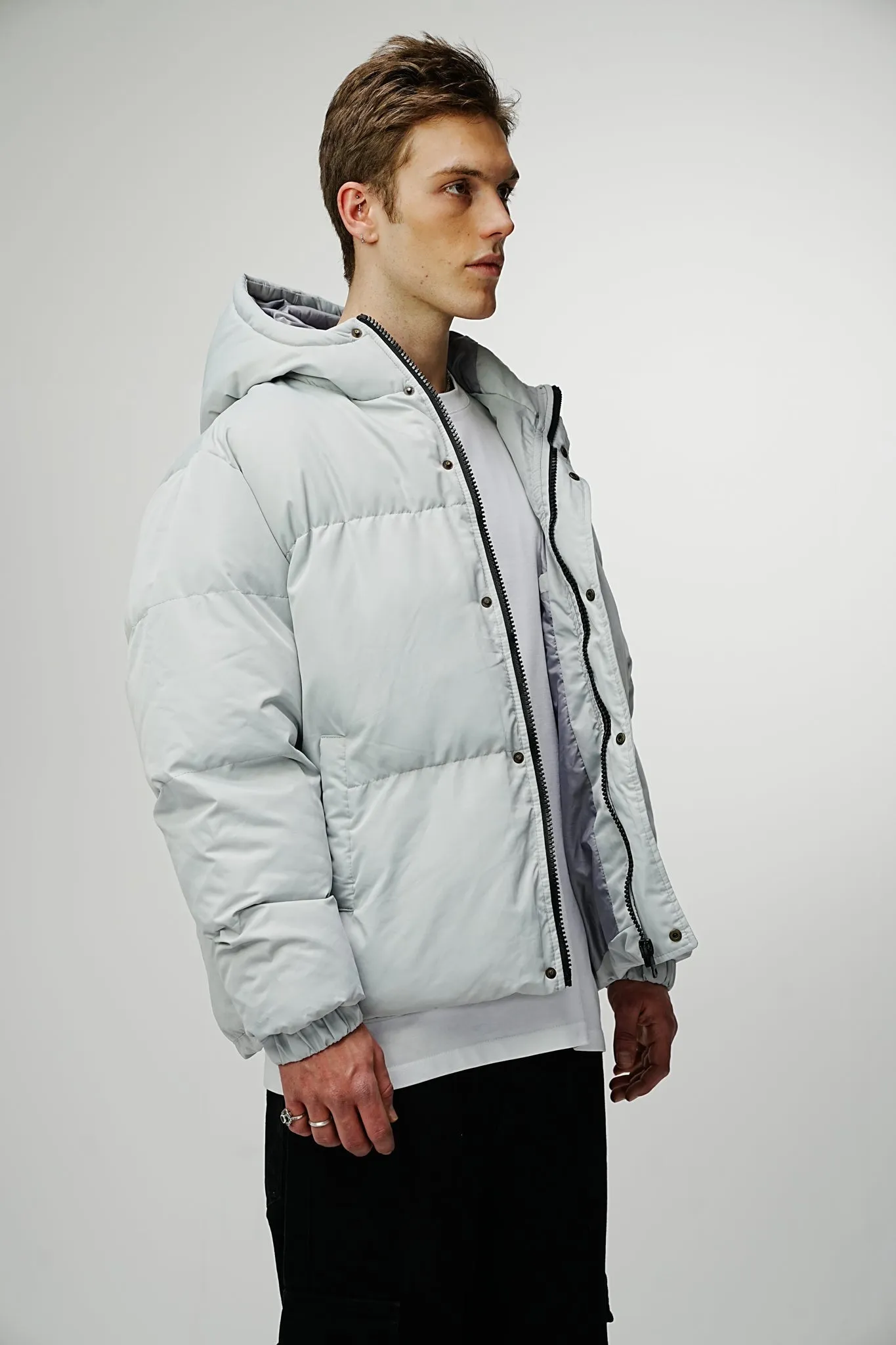 Premium Observer Puffer Jacket - Cloudy Gray