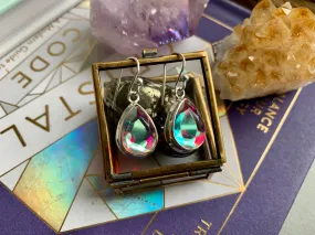 Rainbow Topaz Drop Ari Earrings