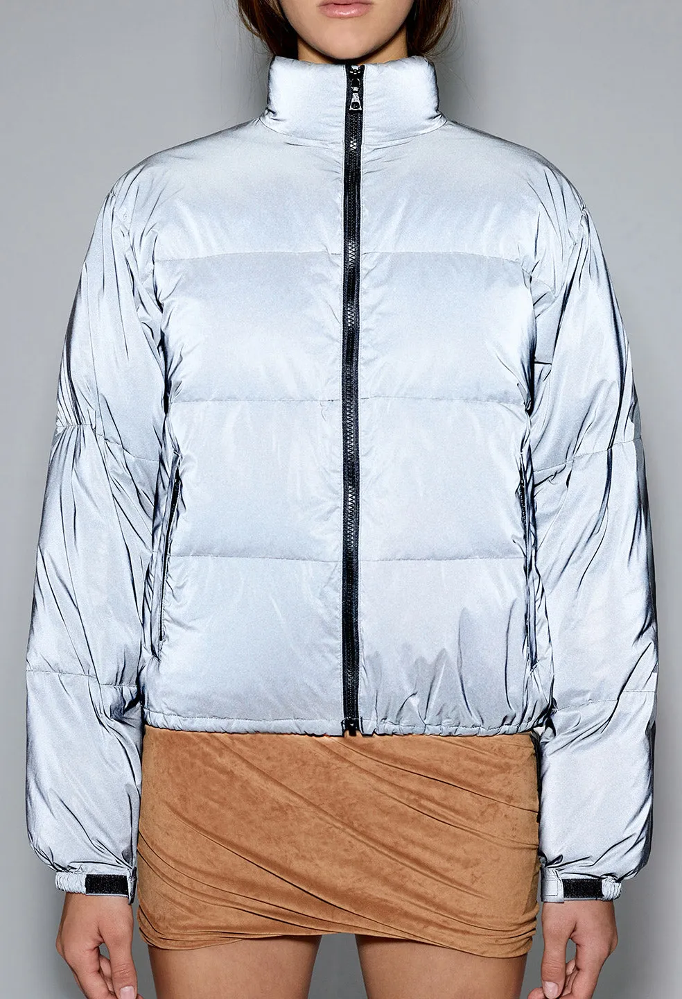 Reflective Puffer / Black