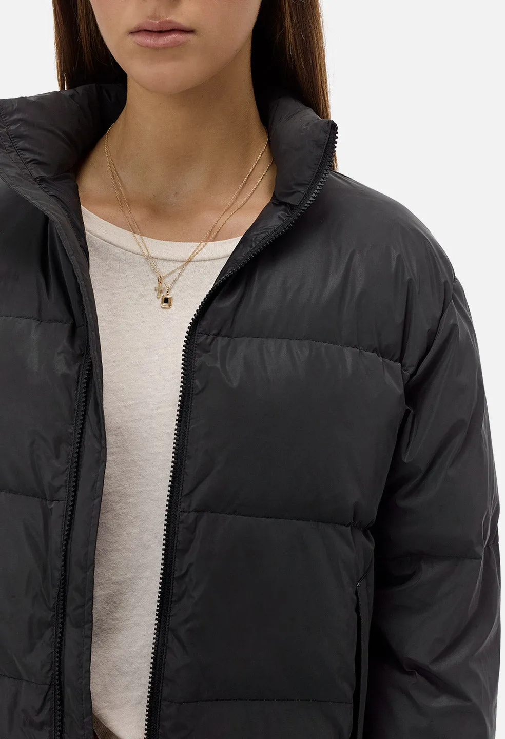 Reflective Puffer / Black