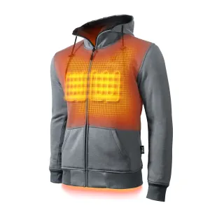 Ridge Mens Heated Hoodie Storm