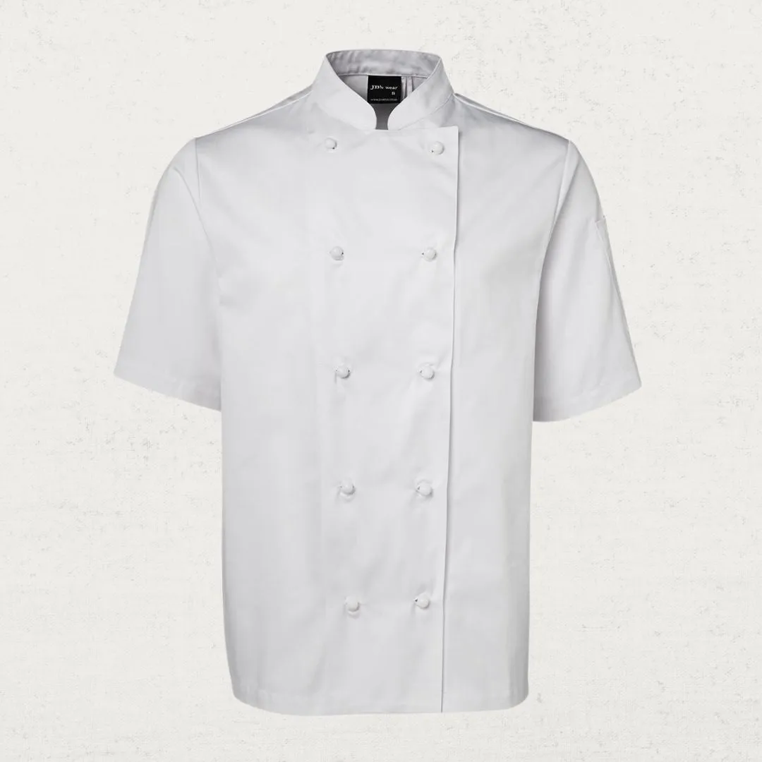 Short Sleeve White Chef Jacket