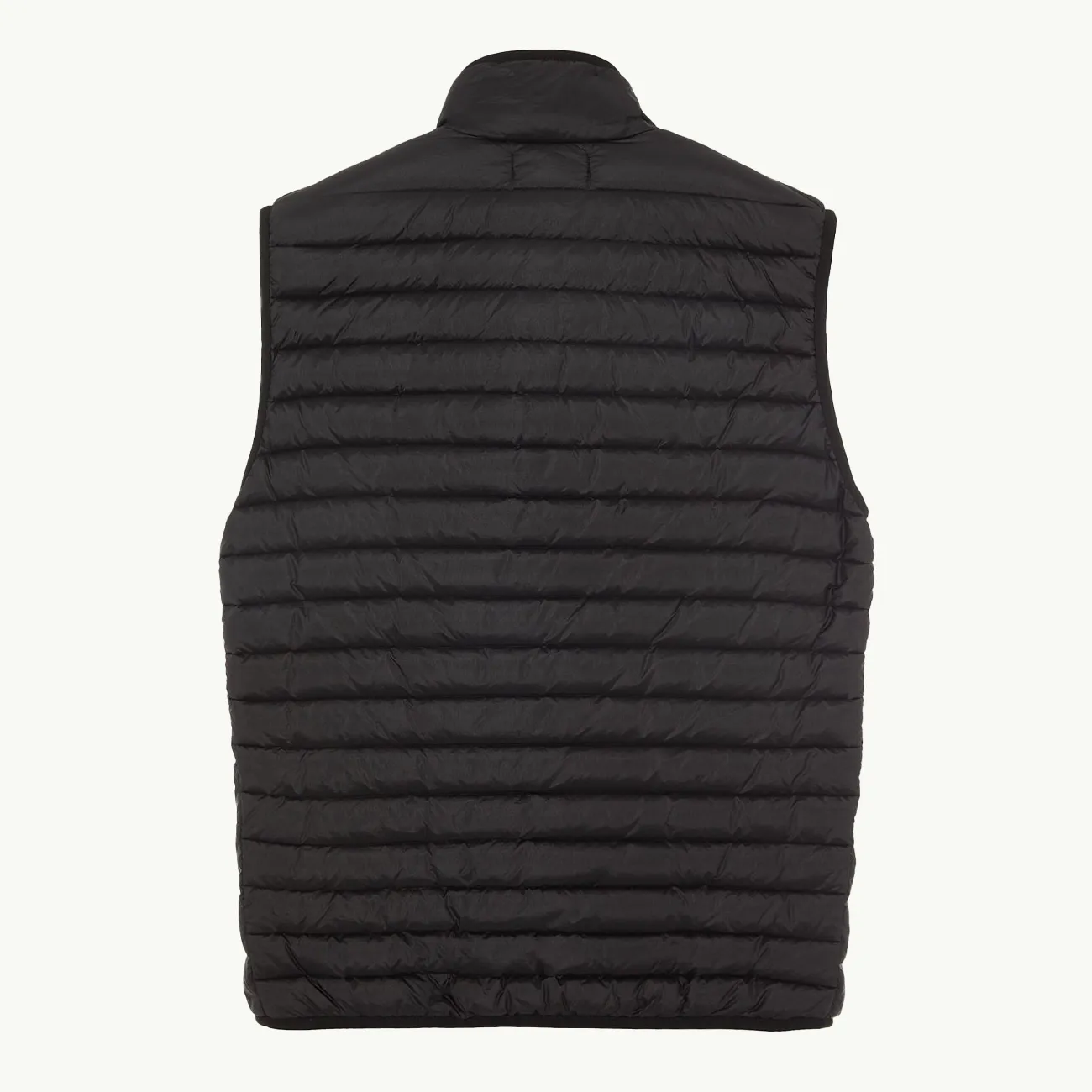 Sleeveless Real Down Jacket - Black 2979