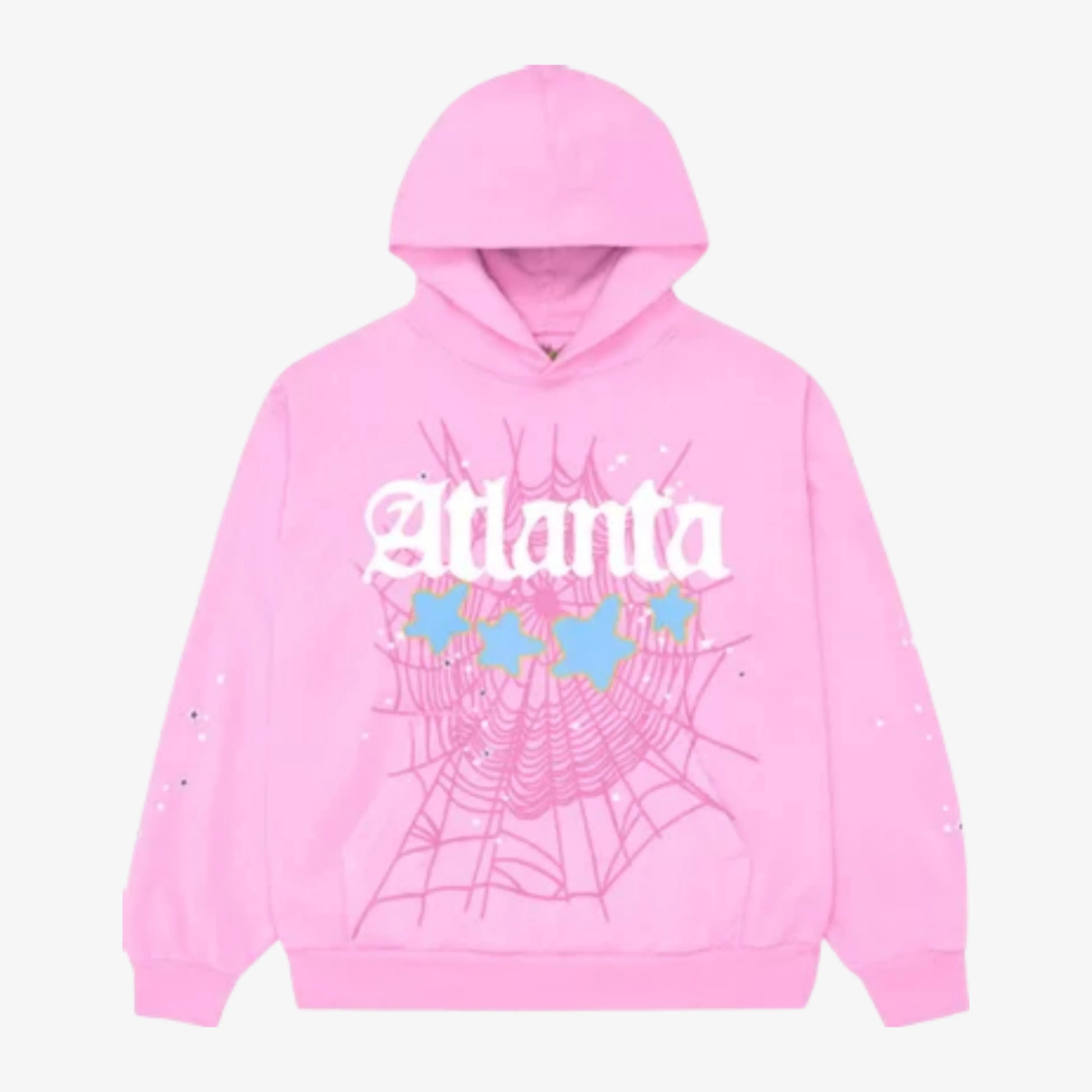 Sp5der 'OG Web Atlanta' Pullover Hoodie Pink SS23