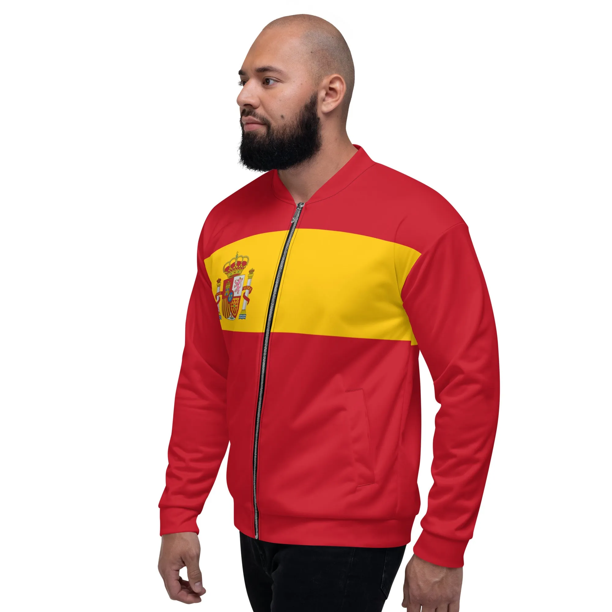 Spain Jacket / Red Bomber Jacket Outfit Spanish Style