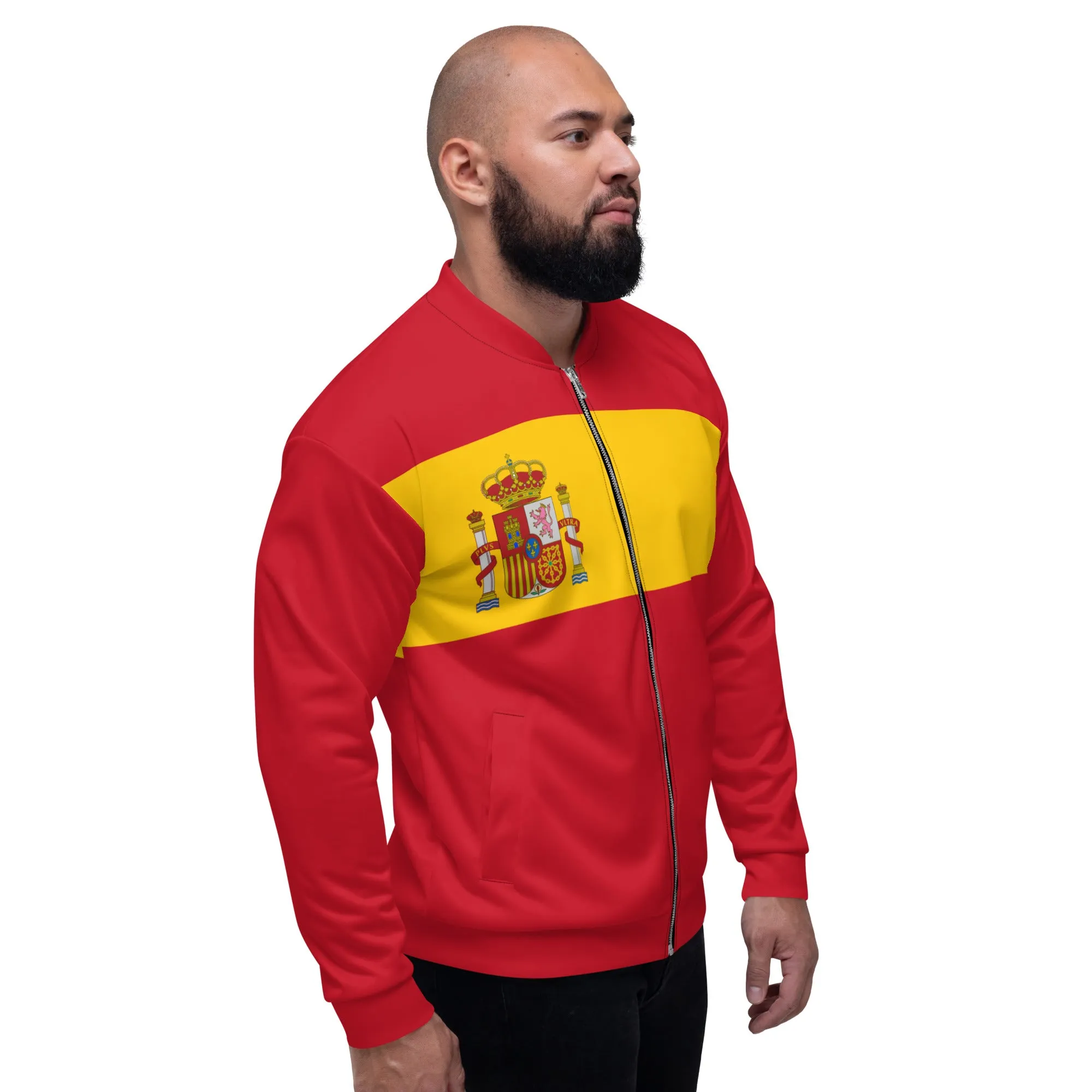 Spain Jacket / Red Bomber Jacket Outfit Spanish Style