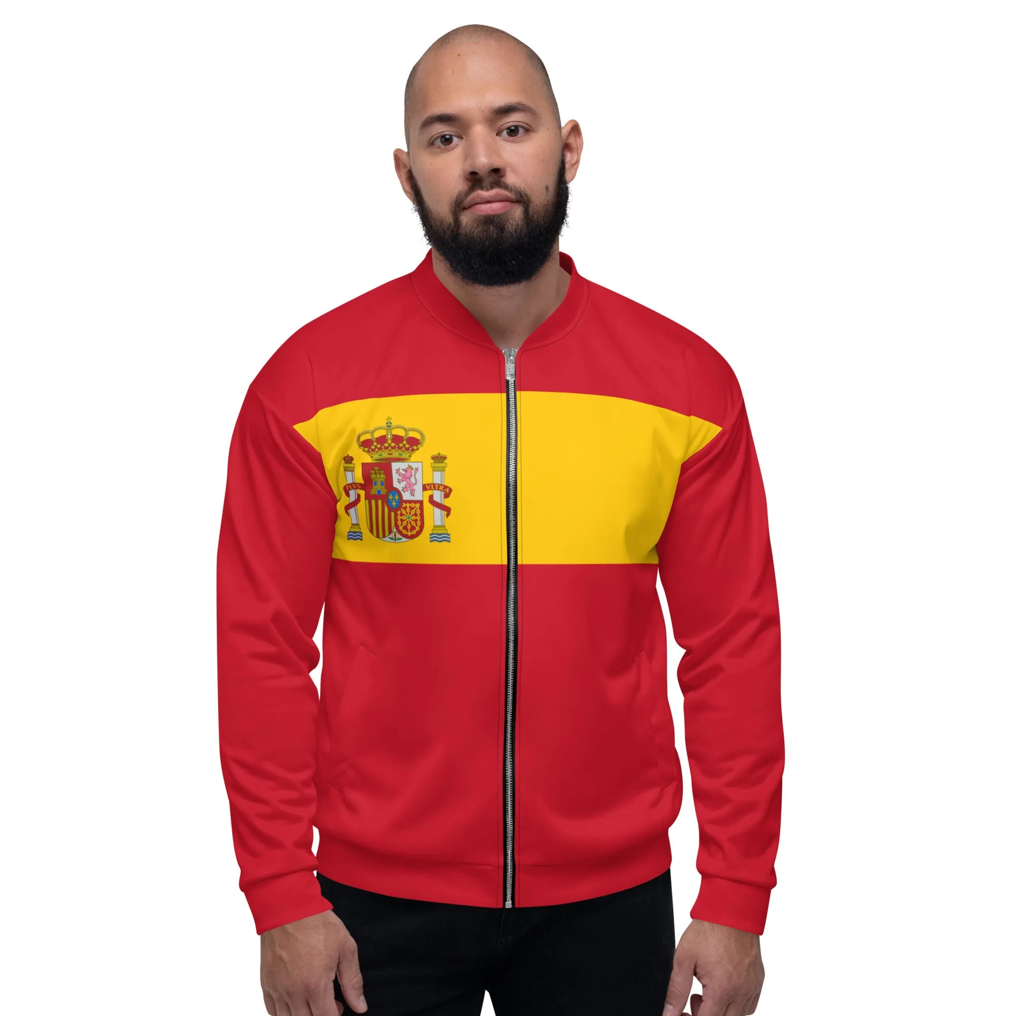 Spain Jacket / Red Bomber Jacket Outfit Spanish Style