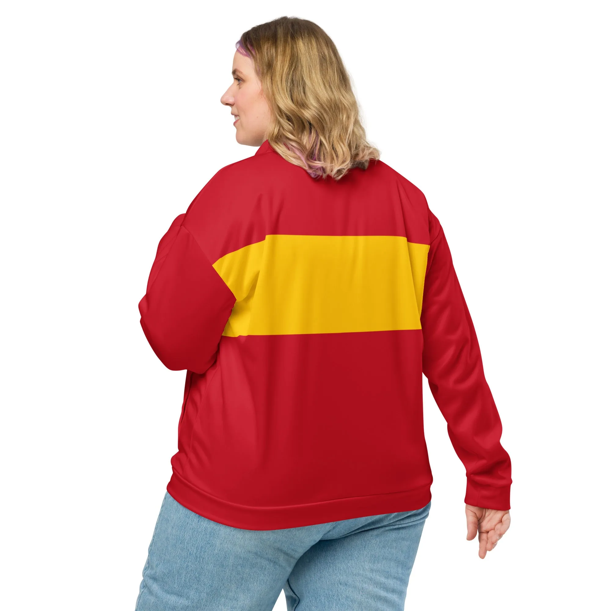 Spain Jacket / Red Bomber Jacket Outfit Spanish Style