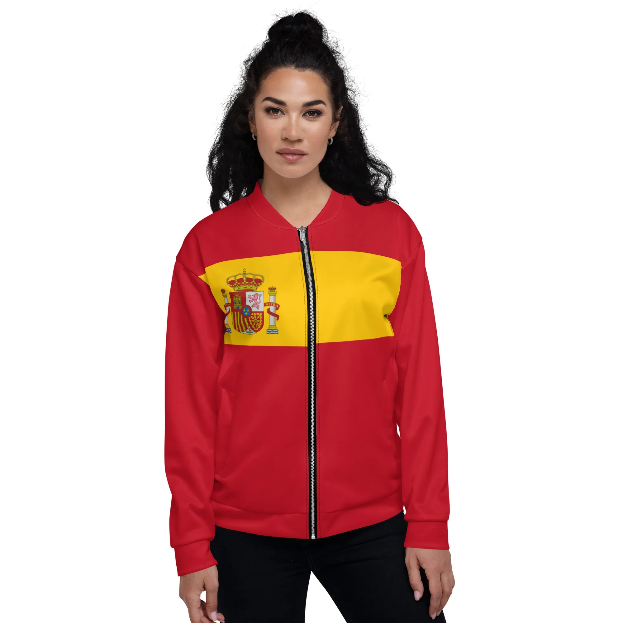 Spain Jacket / Red Bomber Jacket Outfit Spanish Style