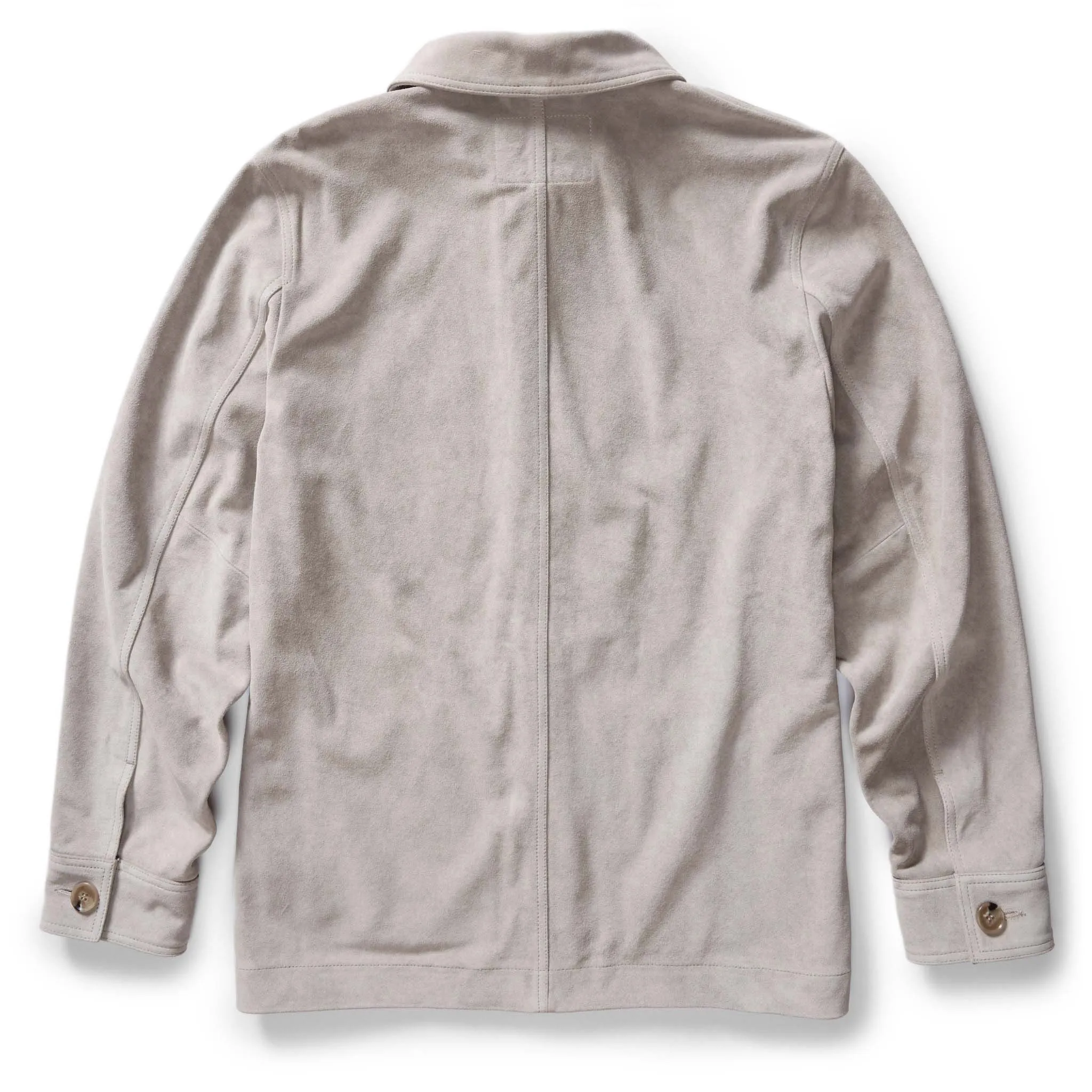 The Ojai Jacket in Oyster Suede