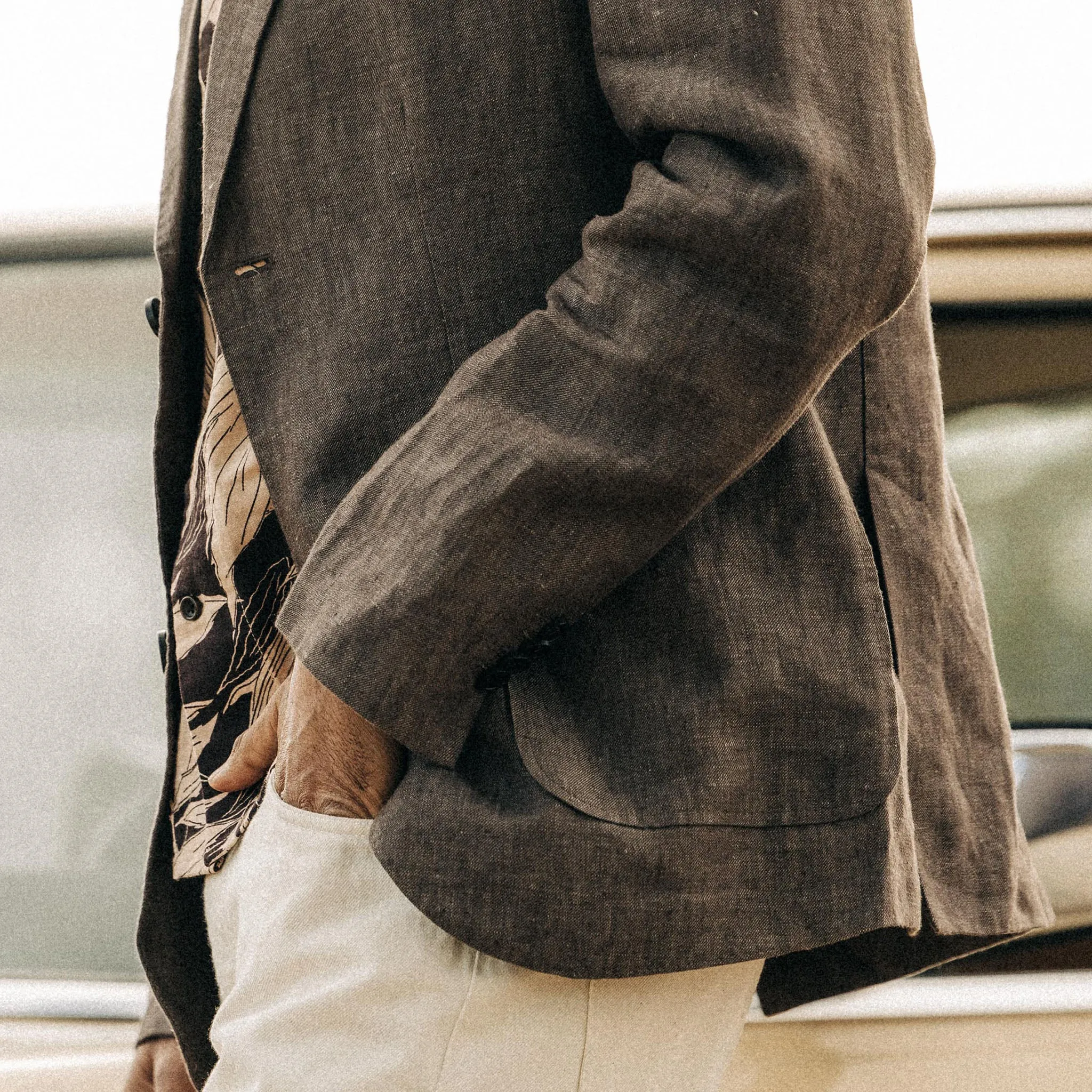 The Sheffield Sportcoat in Cocoa Linen