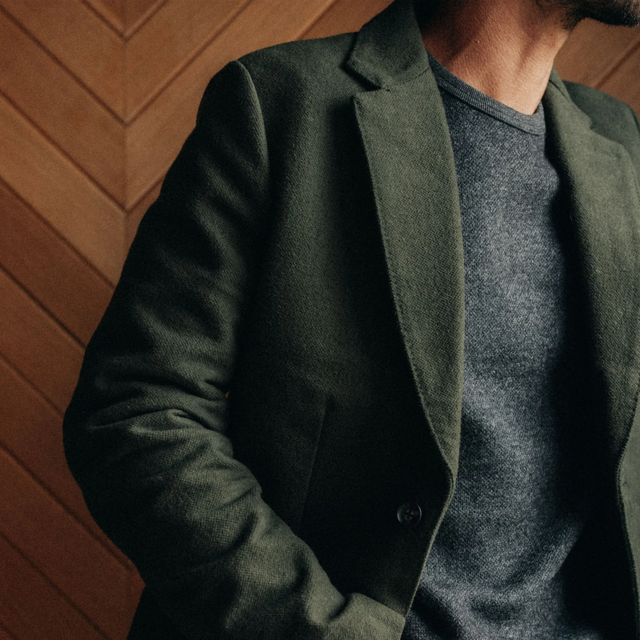 The Sheffield Sportcoat in Forest Moleskin