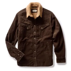 The Western Shirt Jacket in Soil Corduroy