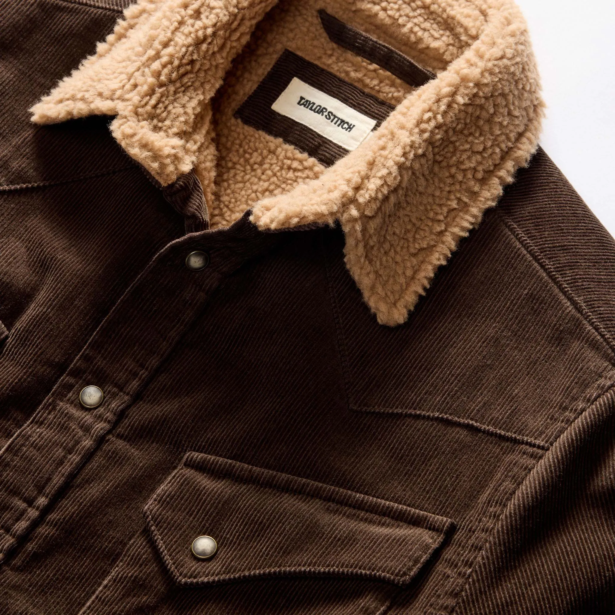 The Western Shirt Jacket in Soil Corduroy